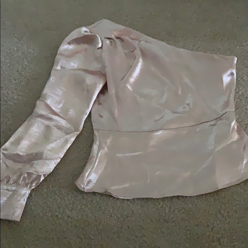One shoulder blouse